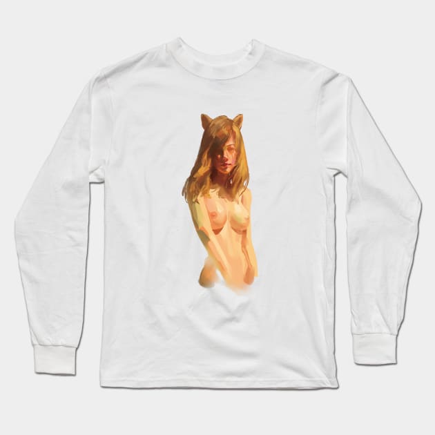 Pretty girl Long Sleeve T-Shirt by mangbo